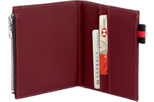 Wanderings Etui Na Zamek Z Kieszonkami Na Karty – Akcesorium Do Notatników Podróżnych – Format Kieszonkowy/Passport – 12,5 x 9 cm (B7) – Trwałe Akcesorium Z Bawełny 100% Dla Planerów I Notesów