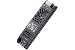 DUSKTEC Transformador 220V a 12V 5A LED Driver 60W, Fuente Alimentación, Adaptador de Voltaje Constante para Tira Neóno Luces de Baja Tensión
