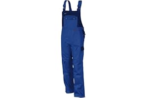 QUALITEX HIGH QUALITY WORKWEAR Image-Latzhose Kornblau-dunkelblau in verschiedenen Größen