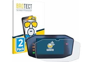 BROTECT Protector Pantalla Anti-Reflejos para KTM 690 Duke / 790 Duke / 1290 Super Duke R (2 Unidades) Película Mate Anti-Huellas