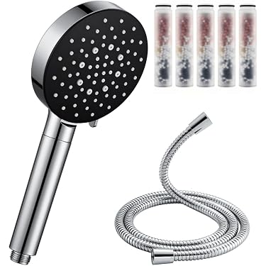 Duschkopf Edelstahl DETBOM, Handbrause für Badezimmer, Shower Head Anti Duschkopf Edelstahl DETBOM, Handbrause für Badezimmer, Shower Head Anti