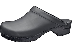 Sanita Christian Mule Clog | Original Handmade Wooden Leather Clog for Men | Sustainable sole