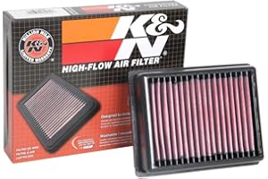 K&N Filtro de Aire de Reemplazo compatible con Triumph Thruxton R 1200cc 2016- (TB-1216)