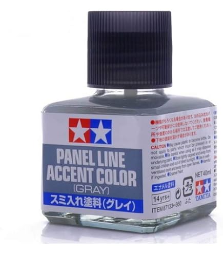 Panel Line Accent Color Zwart # Tamiya 87131 - Modelbouw Krikke