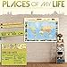 Produktbild BACHER Weltkarte "Places of my life", 1:35 Mio., deutschsprachig, Papierkarte gerollt, folienbeschichtet: Die BACHER Weltkarte beinhaltet ... Kartenrand und Markierungen in der Landkarte.