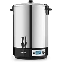 Klarstein KonfiStar 40 Digital Einkochautomat Einkochtopf Einkocher Heißgetränkespender, 40 Liter, 2500 Watt, 30-100 °C…