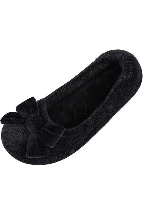 black velvet ballet slippers