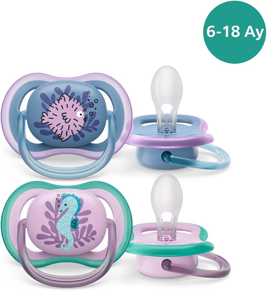 Philips Avent Ultra Air Emzik 6-18 Ay 2'li Kız SCF085/61, SCF085/61
