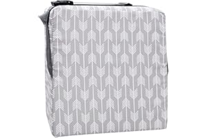 ZIGJOY Asiento Elevador Infantil Silla Bebe Comer Alzador Silla para Niños Comer, Ajustable, Portátil, Lavable, Gruesa, para asiento Gris