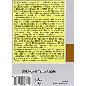 Prevención de riesgos laborales: Ley y normas complementarias