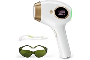 INNZA Epilatore Luce Pulsata a Casa 999,999 Flash Epilatore Laser Peli Donna e Uomo, 5 Energia Livelli IPL Depilatore Luce Pulsata per Viso,Corpo,Schiena,Gambe,Bikini