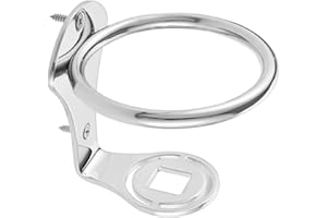 9Tong Portavasos de Acero Inoxidable Acero para Yates Marinos Portavasos Barco Cubierta de Soporte de Bebida de Hardware Universal