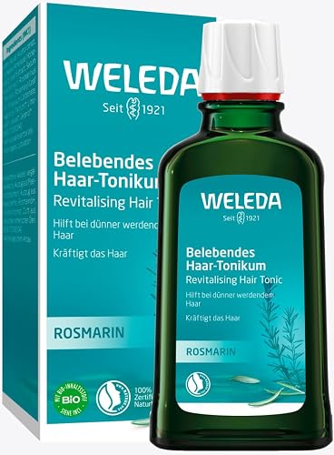 Weleda Organic Rosemary Hair Tonic - Natural Cosmetics hair tonic with rosemary oil helps with thinning hair
