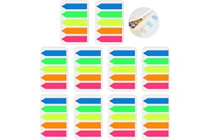 TingDongWei 1000 Piezas Marcapaginas Adhesivos, Índices Autoadhesivos de Colores, Notas Adhesivas Índices, Marcadores De Página, Notas Autoadhesivas, 45x12mm