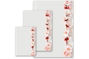 PAPER-MEDIA Papier à motif à lettres CERISIERS EN FLEURS 50 feuille de papier DIN A4