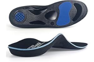 PCSsole Solette Gel Plantari Ortopediche, Solette Scarpe Antinfortunistiche per Sportive per Piede Piatto, Fascite Plantare, Dolore ai piedi, Soletta per Uomo e Donna