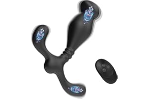 EATFEED Prostata Stimulation Männer, Vibratorensets für Männer, Analvibratoren Plug für Den Mann, Prostata Analplug Vibration