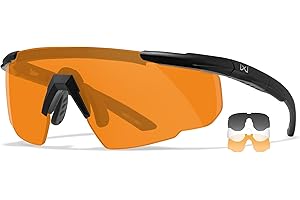 Wiley X│Unisex│Outdoor, Taktische Sonnenbrille│Wrap Around Gestell│Saber Advanced│Schutzbrille│Austauschbare Gläser