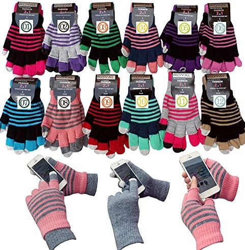 Touch Screen 2 in 1 Gloves, for iPhone, iPad, Samsung, HTC and other Smart-Phones, PDA's &amp; Sat Navs (Style No.8)