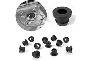 Siegvoll 12 Pezzi Piedini di Gomma per Supporto per Pentola con Aste da 5 mm per Dometic, Smev e Thetford, Accessori per Piano Cottura Camper (Supporto per Pentole Non Incluso)