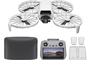 DJI Flip Fly More Combo With RC 2 Screen Remote Controller, Drone With 4K UHD Camera for Adults, Palm Takeoff, Auto Return, Intelligent Flight, 3 Batteries for 93-Min Flight Time