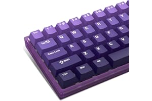 dagaladoo XVX Upgrade 132 Tasten Gradient Lila Tastenkappen, Cherry Profile PBT Double Shot Full Set, Custom für 60% 65% 75% 100% Cherry Gateron MX Switches Mechanische Tastatur