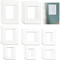 Passepartout Bianco Neve 30x40cm - Per Cornice, Taglio A4 (21x29.7cm), Cartone Acido Free - Foto 8