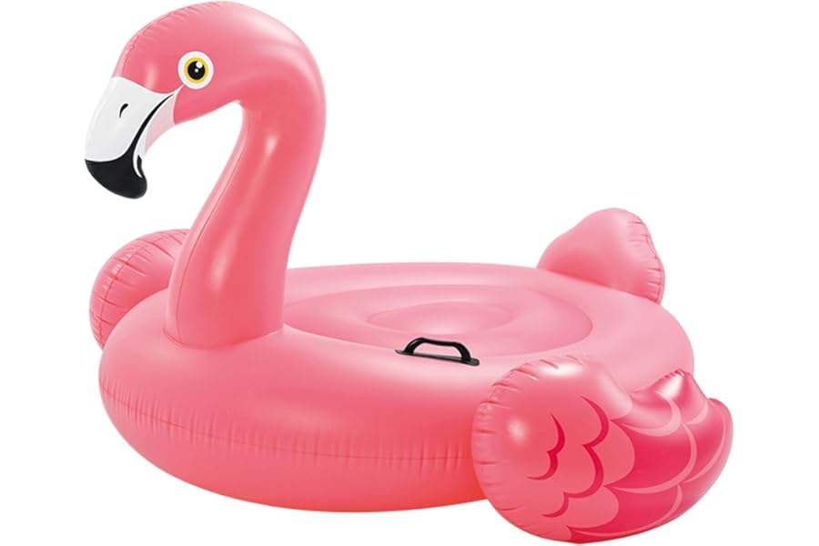Intex Colchoneta Hinchable Flotador Divertido, para Piscina y Playa, Capacidad para 1 Persona, con 2 Asas de sujeción