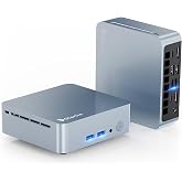 Glorlin AMD Ryzen 5 3501U 16GB DDR4 512GB SSD Mini PC (up to 3.7GHz) | Win-11 Pro WiFi 6/BT5.3 USB-C Mini Computer Home Offic