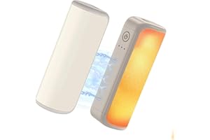 SNOTME 2 Pack Hand Warmers Rechargeable, Fast Heating Portable Electric Hand Warmers Reusable, Fits in Gloves for Winter Sports Hunting Accessories Outdoor/Indoor/Warm Gifts for Men Women