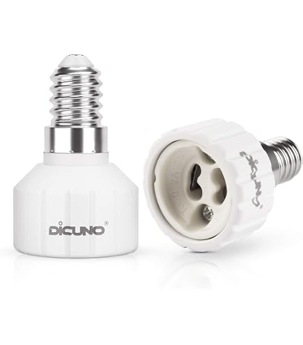 6 Adattatori G9 Su E14 – Base Convertibile Per Lampadine, Dissipazione Efficiente