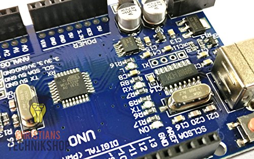 UNO R3 | Entwicklerboard für Arduino IDE | ATMEL ATmega328P AVR Mikrocontroller | CH340-Chip | Christians Technikshop - 5
