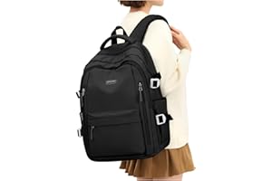 BOXSAM Lightweight School Travel Water Resistant Rucksack Backpack, Laptop Casual Daypack College Secondary School Bags BookBag for Teenage Girls Boys Women Men...
