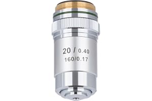 Obiettivo acromatico del microscopio di AmScope A20X-V300 20X per microscopio composto
