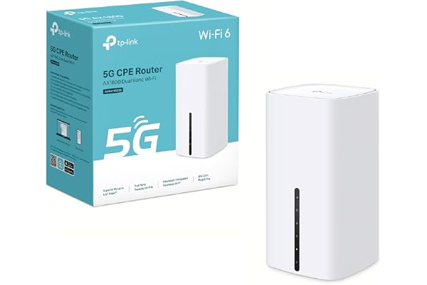 TP-Link Archer NX200 WiFi Router, Router SIM Card, AX1800 Dual Band WiFi 6, 3 x Gigabit Ports, MU-MIMO, Web and App Management, Plug and Play