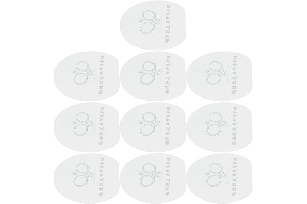 Milisten 10 Pièces Protecteur de Raquette de Tennis de Table Film Protecteur Transparent PVC