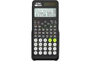 NEWYES 991MS-II Calculatrice Scientifique 401 Fonctions - Collge | Lyce | Universit | Bureau Examens (Noir)