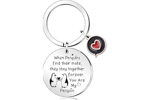 FCZIVA Keychain Rings Wife Husband Valentine Her Him Anniversary Birthday Couples Long Distance Relationship Women Men Soulmate Wedding Girlfriend Boyfriend Unique Cartoon Daughter Keepsakes
