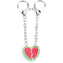 Portachiavi Anguria Per Coppie - Idea Regalo Per Amiche E Fidanzate