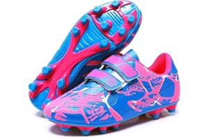 TOOPERZE Boys Football Boots Kids Girls Shoes Soccer Athletics Trainers Sport Shoes Running Shoes Teenager Outdoor Football Shoes Sneakers for Unisex