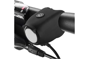Kyowoll Campanello Elettrico per Bicicletta, Campanello Bici Adatto per Ciclismo All'aperto Accessori di Campanello per MTB Suono Sicuro,Impermeabile IPX4 in Gel di Silicone Elastico 120db