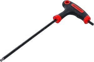 BGS Diy 7882-5 | Schraubendreher mit T-Griff und seitlicher Klinge | Innensechskant / Innensechskant mit Kugelkopf 5 mm