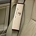 a Pair of Baby Kid Car Seat Strap Cover Toddler Infant Stroller StrapCover BEIGE