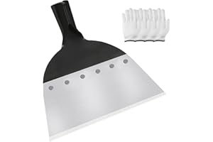 Anevios Reinigungsschaufel Multifunktionale Gartenschaufel Outdoor Garten Jäten Schaufel Pflanzen Unkrautschaufel für Pflanzen,Bauernhof,Jäten Werkzeug (28cm, Ohne Holzgriff)