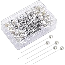 Alfileres Largos 240 Alfileres De Flores - 5 Estilos Con Cabezal De Perla Para Manualidades Y Bodas Alfileres Extra Largos