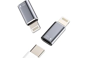 ZOYUZAN OTG Audio Adaptador Tipo C a Lightning Cable Auriculares USB C Jack Cargador Accesorios (2 Pack) para Apple iPhone 14 13 para iPad Conversor Lectorlector Tarjetas Adapter Type-C Teclado Hembra Ratón