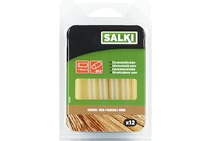 SALKI | Colle termofusible | Bois | 12 unités | 12x95mm | Couleur Ambre