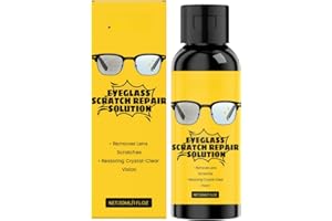 CUOFOL Lens Scratch Repairer,Glasses Scratch Remover,Glasses Cleaner Spray&Wipes,Lens Scratch Removal&Anti-Fog Polishing,Multipurpose Screen Cleaner for Eyeglasses,Sunglasses,Mirrors,Watches,Car Glass