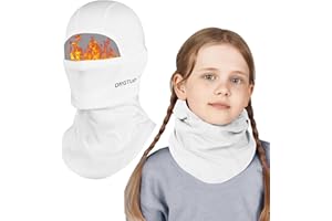 TAGVO Kinder Sturmhaube Winter Fleece Sturmmaske Mütze Multifunktional Winddicht Gesichtsmaske Thermo Balaclava Skimaske mit Halswärmer für Jungen Mädchen 8-13 Jahre Outdoor Skifahren Reiten Laufen