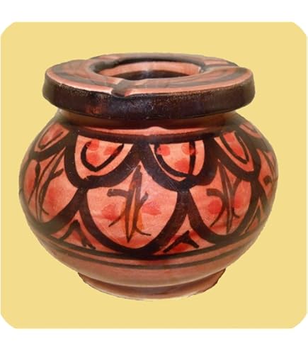 Posacenere Marocchino Artigianale Antivento - Decorato A Mano, Mangiafumo E Cenere, Design Autentico - Foto 10